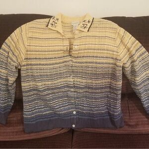 Koret Ombre Button-Up Cardigan